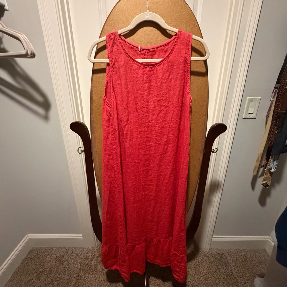 Sleeveless Red Dress